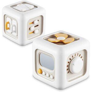 Busy Cube Toys for 1 Year Old Boy, Montessori Toys for 1+ Year Old, Travel Toys